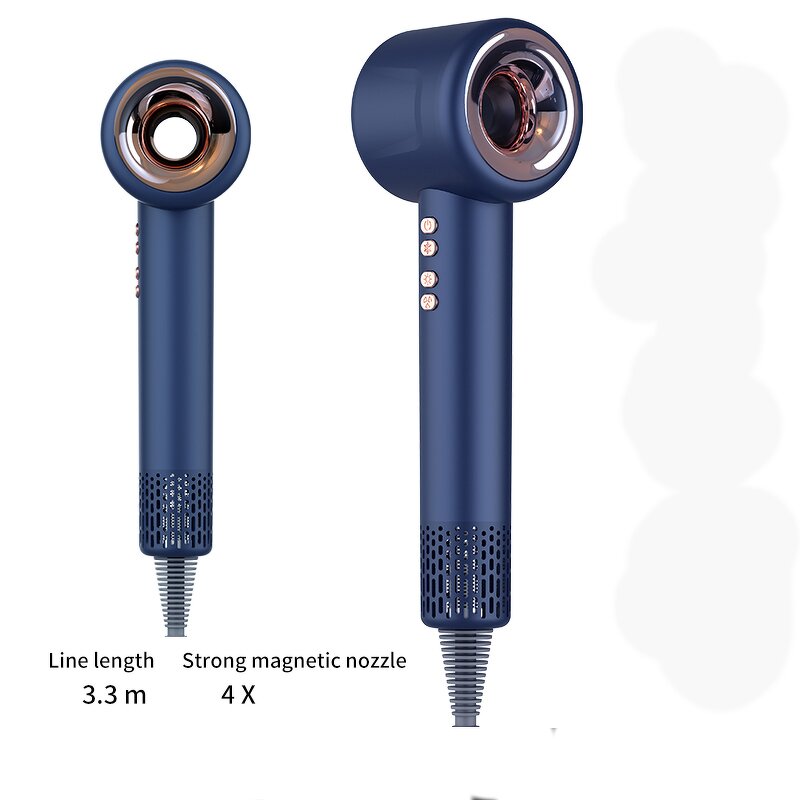 Hotel Hair Dryer Supplier - High Speed Titanium Edition Power Cord Black