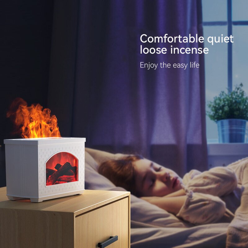 Fireplace Flame Diffuser Factory - Simulation Electric with Negative Ion Humidifier