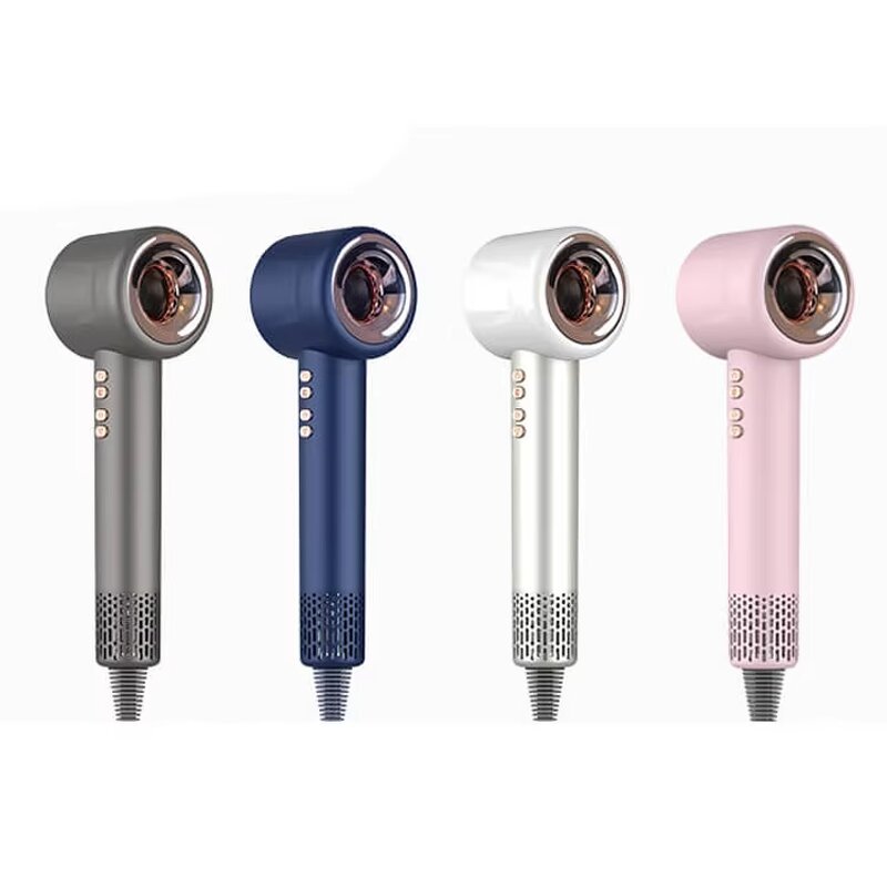 Hair Dryer Attachment Manufacturer - Professional Gold Hot Air Nozzle LED Light