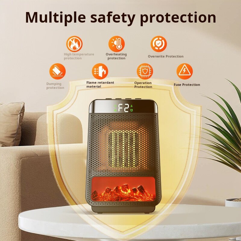 Flame Heater Factory - Customisable LED Screen Timed Overheating Protection