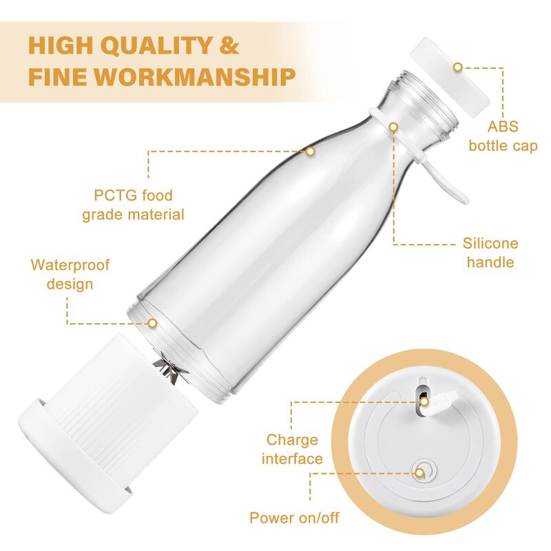 Portable Juicer Cup Factory - Wireless Mini Mixer Blender USB Charging