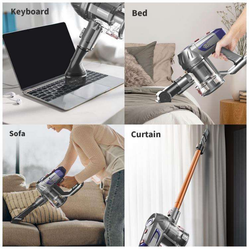Handheld Vacuum Cleaner Manufacturer - Cordless Cyclone with LED Light Pet Friendly