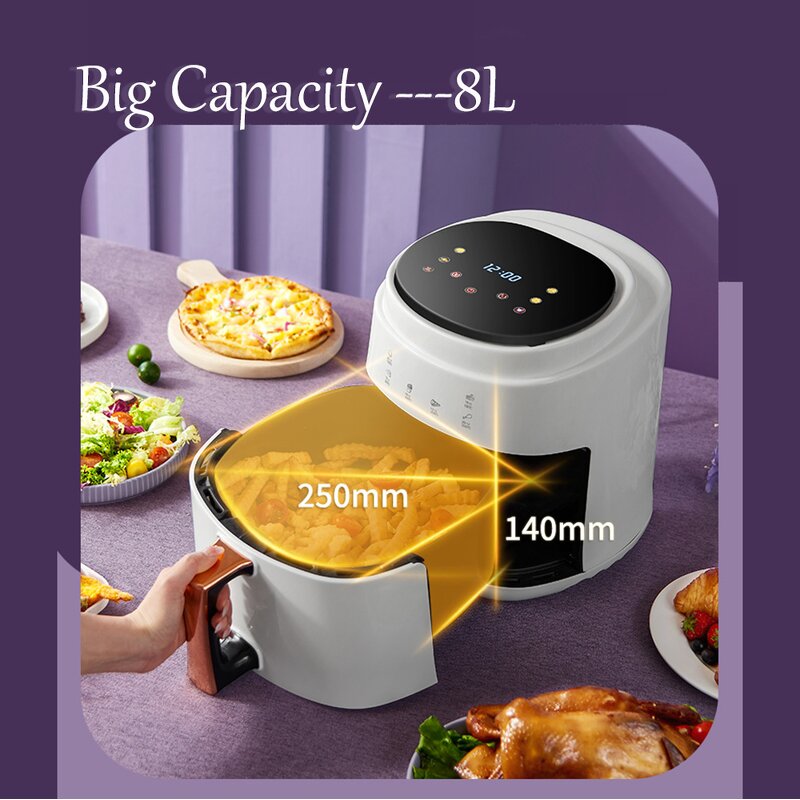 Air Fryer Manufacturer - 4.1-5L Smart 6 in 1 Digital Touch Non-stick