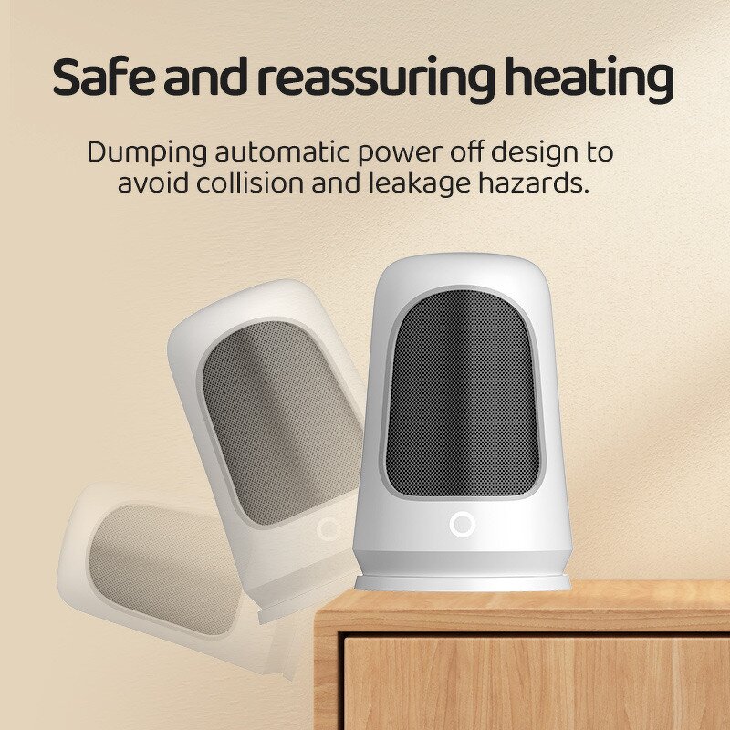 Fan Heater Supplier - 1200W PTC Ceramic Electric Portable Winter Warmer