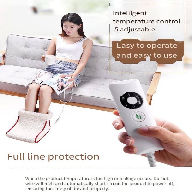 Electric Foot Warmer Factory - Heated 5 Modes Washable Massager Cushion