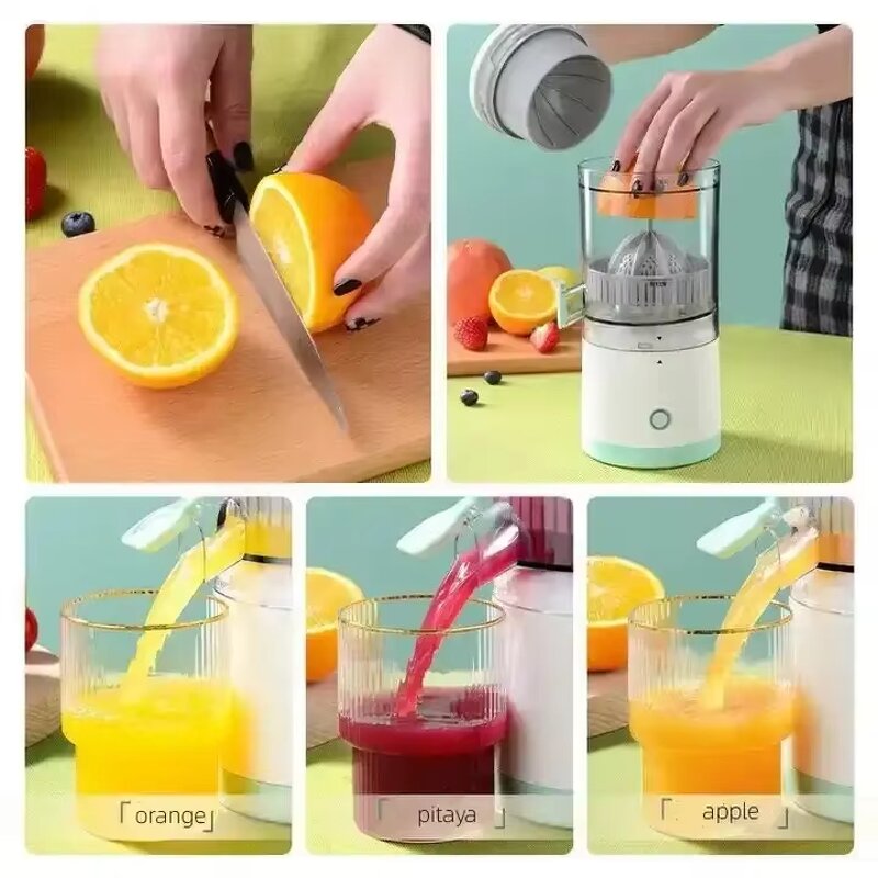 Electric Fruit Juicer Factory - USB Rechargeable Stainless Steel Portable