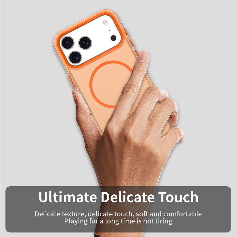 Drop Protection Case Factory - Fashion Matte Magnetic Back Cover for iPhone