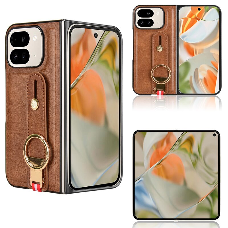 Ring Stand Phone Case Manufacturer - PU+PC Shockproof Wallet for Pixel Pro Fold