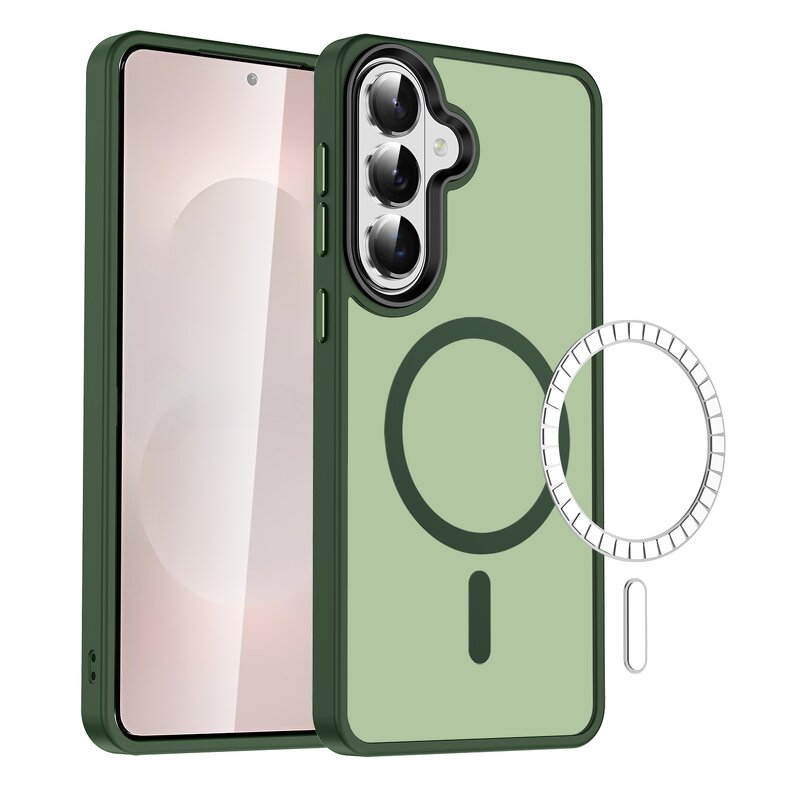 Samsung Phone Case Factory - Shockproof Magnetic Matte TPU Cover for Galaxy