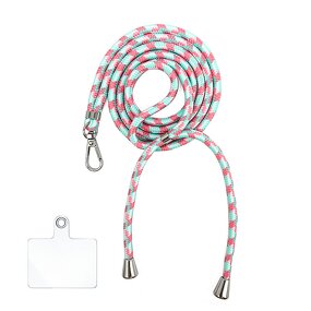 Phone Lanyard Manufacturer - Universal PVC Nylon Gasket Crossbody Necklace Strap