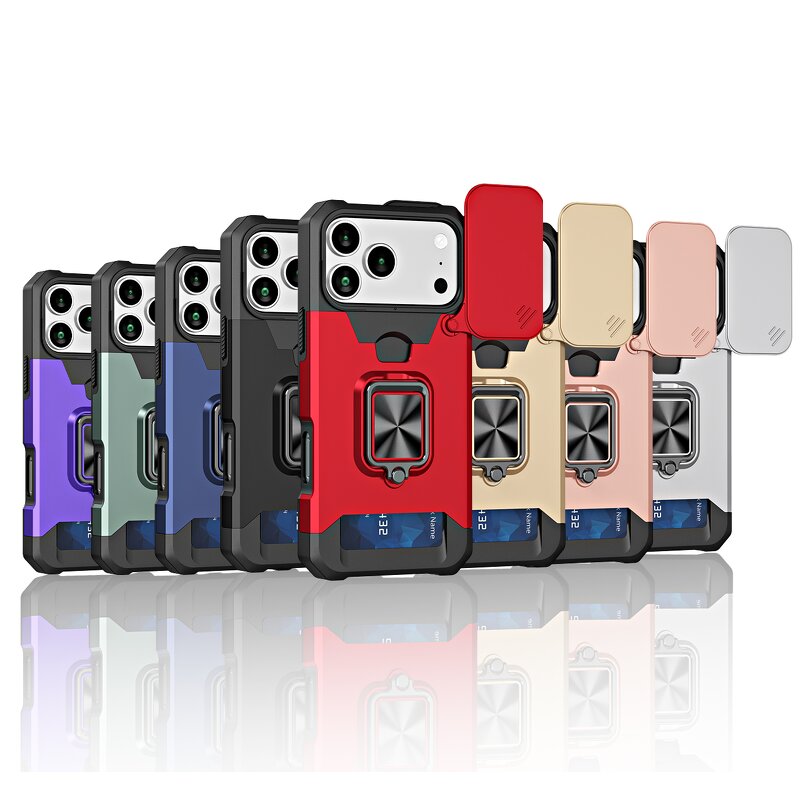 Hybrid Card Slot Case Manufacturer - TPU PC Shockproof for iPhone Pro