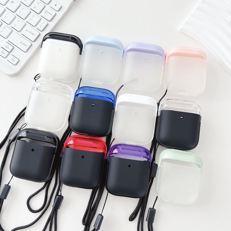 Headphone Cover Factory - TPU+PC with Wrist Strap Colorful New Arrived