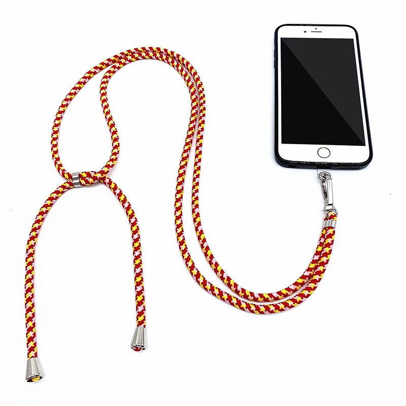 Phone Lanyard Manufacturer - Universal PVC Nylon Gasket Crossbody Necklace Strap