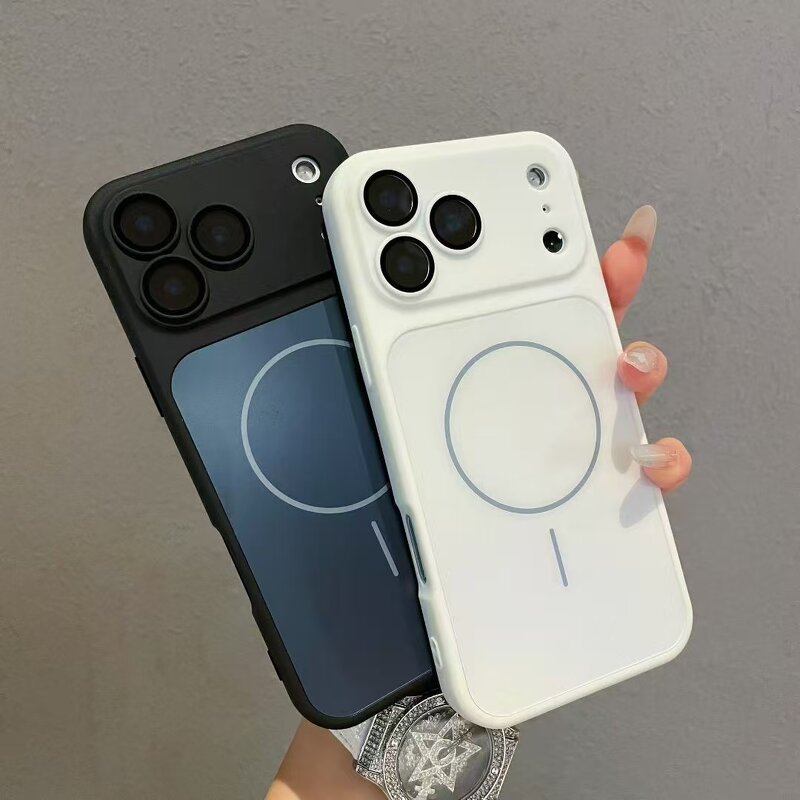 Frosted Glass Case Supplier - Original Color Magnetic Shockproof Lens Protection