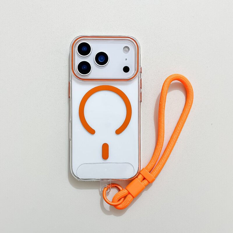 Strap Phone Case Factory - Clear Magnetic Fashion Lanyard for iPhone