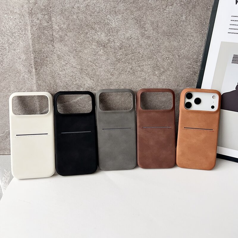 Wallet Phone Case Manufacturer - Business Leather with Card Slot for iPhone