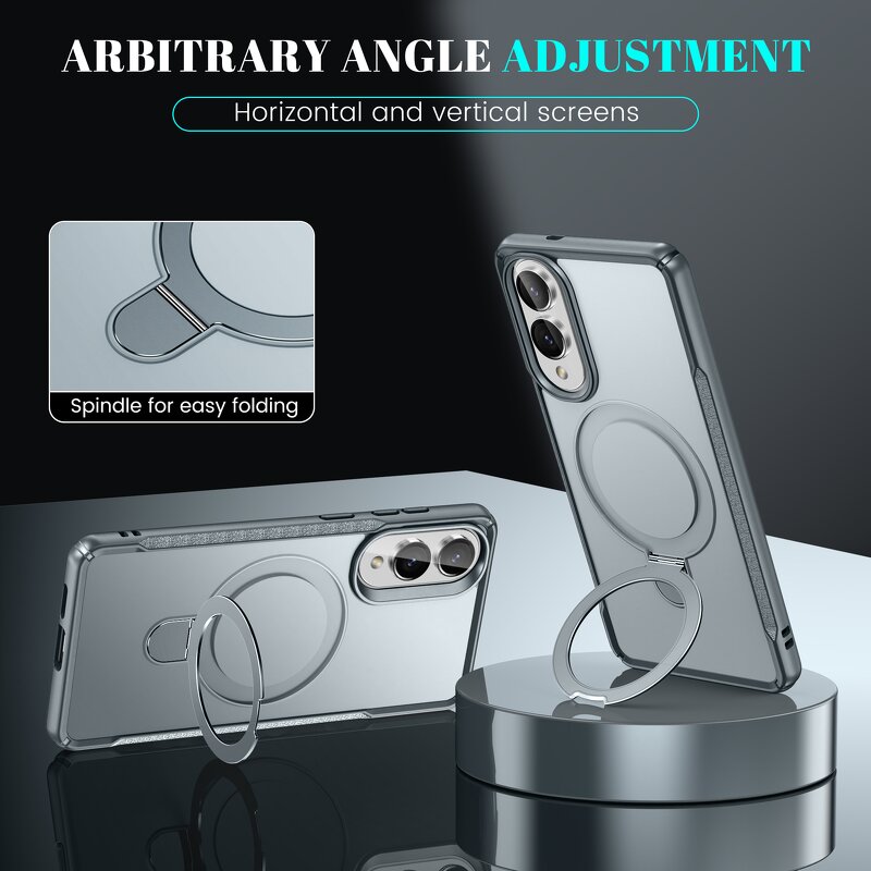 Phone Case Manufacturer - Saiboro TPU+PC Hybrid Magnetic Stand Wireless Guangzhou