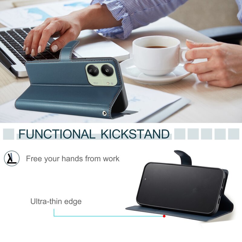 Leather Phone Case Manufacturer - Custom Business Card Holder for Redmi Xiaomi