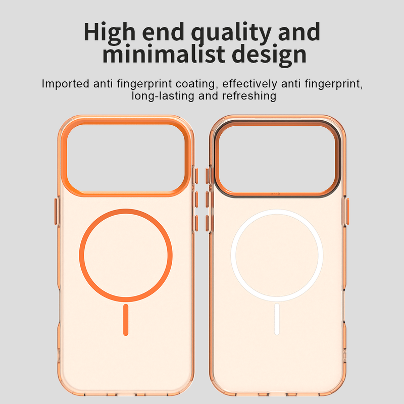 Drop Protection Case Factory - Fashion Matte Magnetic Back Cover for iPhone
