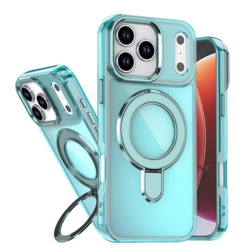 Kickstand Phone Case Supplier - Luxury Magnetic Shining Electroplated Cover