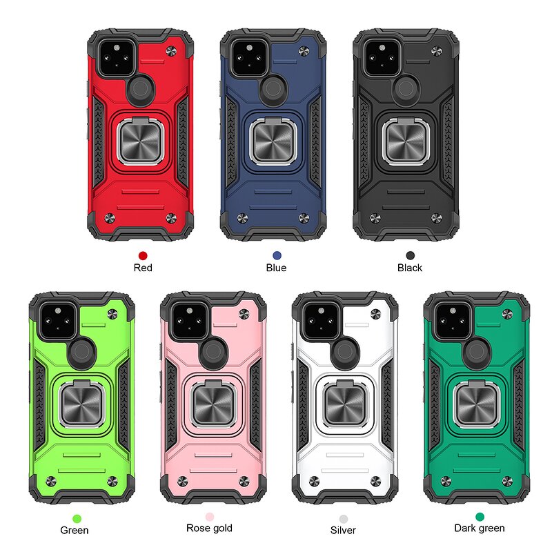 360 Rotation Case Factory - PC TPU Magnetic Kickstand for Google Pixel 7 8