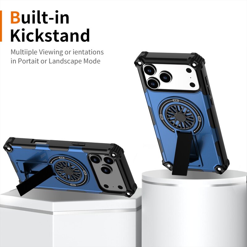 Magnetic Ring Holder Case Factory - Saiboro Shockproof 3D Design TPU+PC