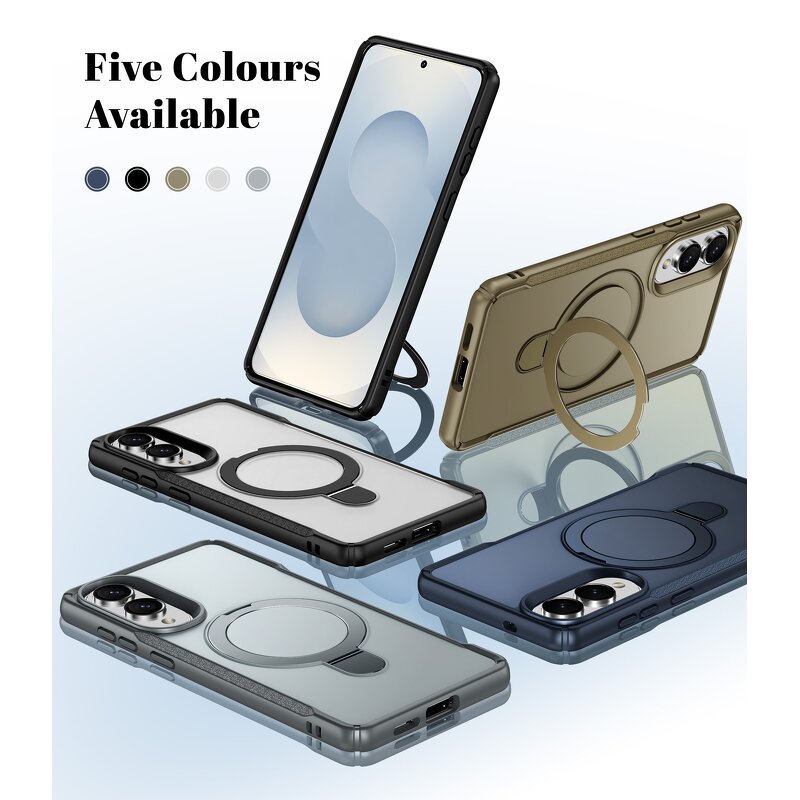 Phone Case Manufacturer - Saiboro TPU+PC Hybrid Magnetic Stand Wireless Guangzhou