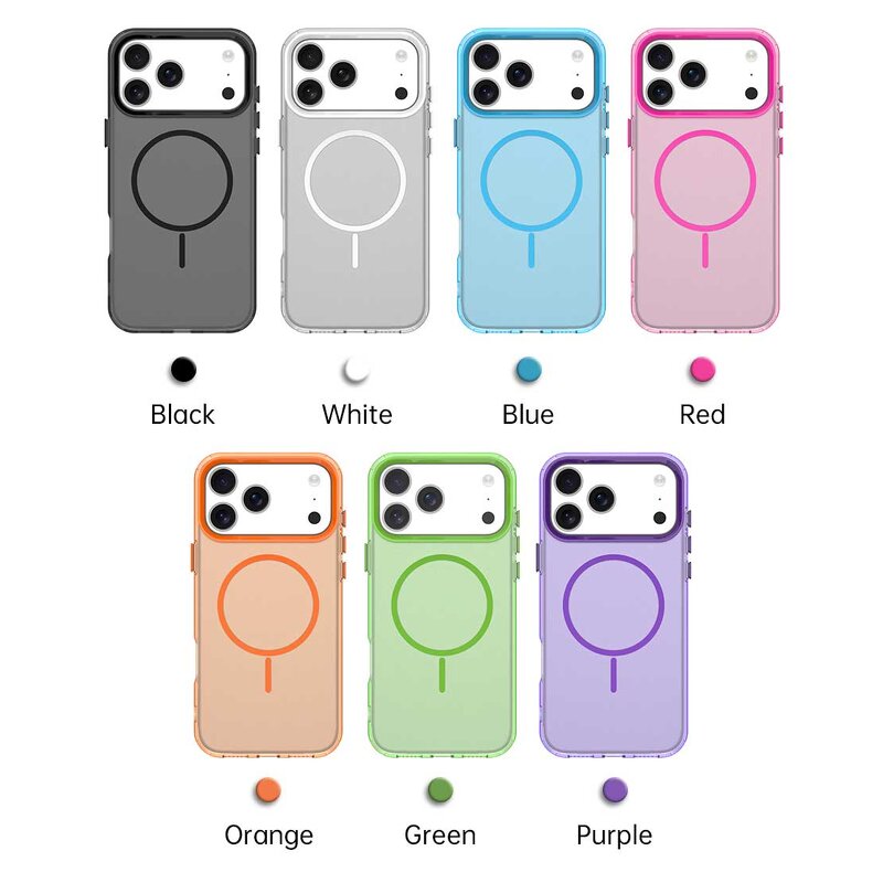 Drop Protection Case Factory - Fashion Matte Magnetic Back Cover for iPhone