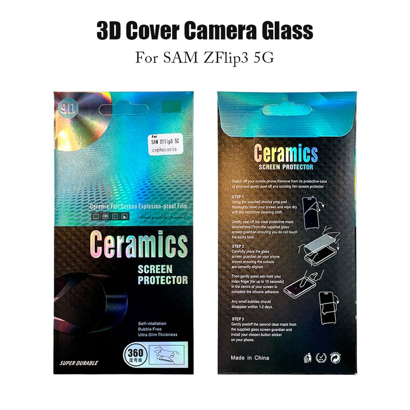 Anti Fingerprint Screen Protector Factory - Full Cover for Samsung Galaxy Z Flip