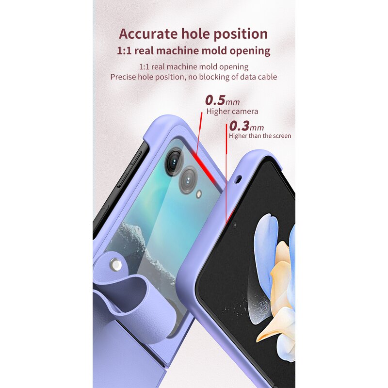 Hand Strap Case Manufacturer - Soft Anti Drop with Bracket for Motorola Razr