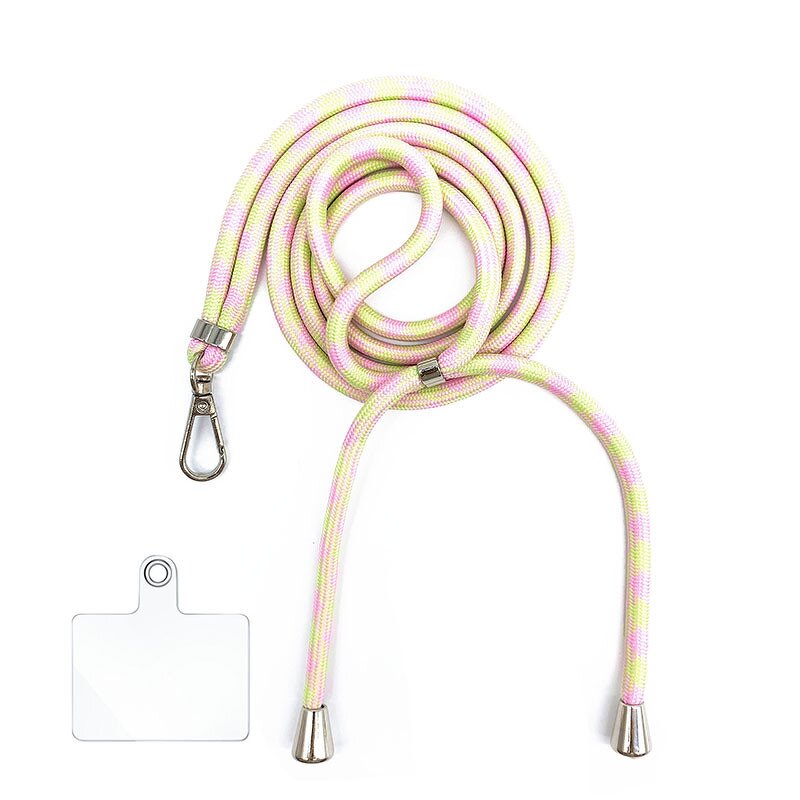 Phone Lanyard Manufacturer - Universal PVC Nylon Gasket Crossbody Necklace Strap