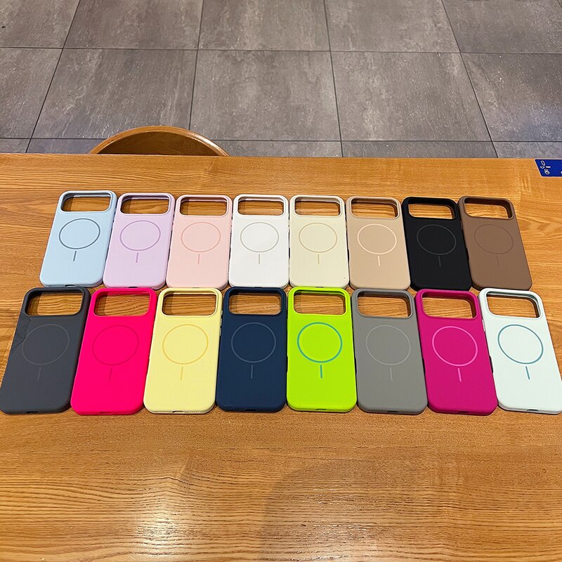 Silicone Phone Case Supplier - Soft Luxury Magnetic Cover for iPhone