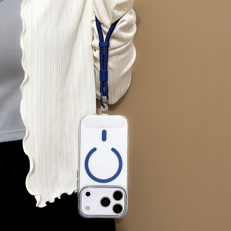 Strap Phone Case Factory - Clear Magnetic Fashion Lanyard for iPhone