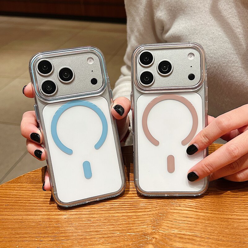 Clear Magnetic Case Supplier - PC Hard Anti Scratch Wireless Charge