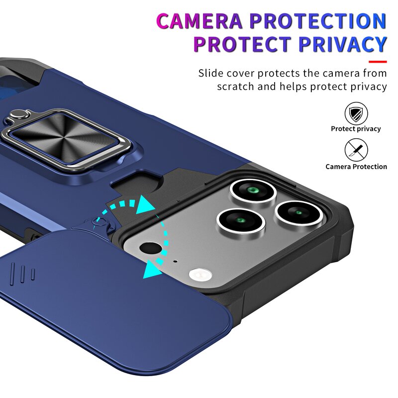 Hybrid Card Slot Case Manufacturer - TPU PC Shockproof for iPhone Pro