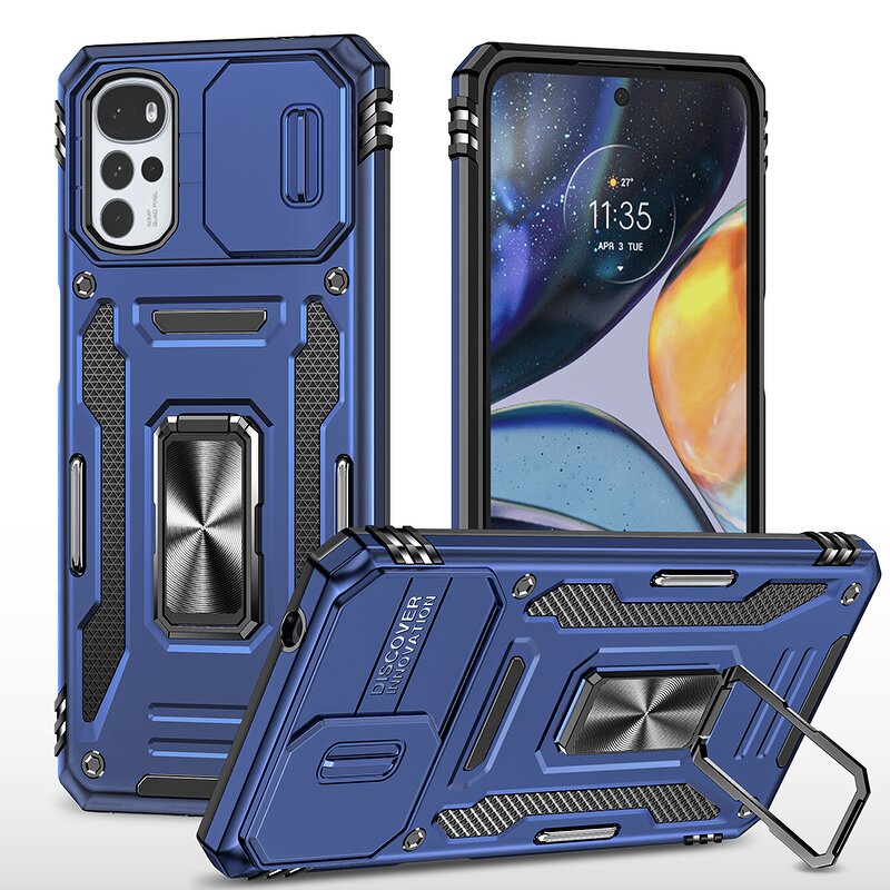 Shockproof Case Factory - Full Body Protective with Kickstand for Moto G Stylus