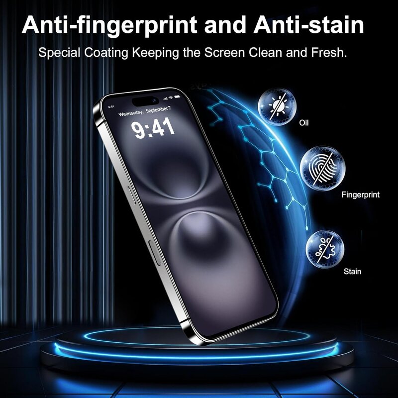 Screen Protector Supplier - 3D High Clear Tempered Glass for iPhone 16 Series