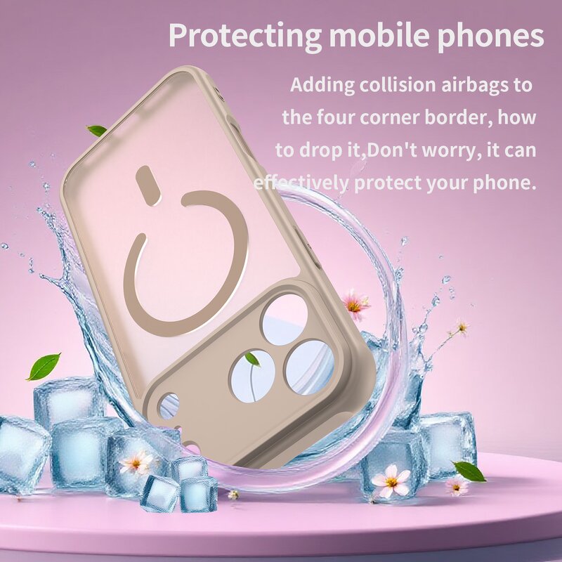 Matte Magnetic Case Supplier - Luxury Soft Touch Wireless Charge for iPhone