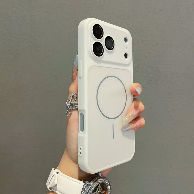 Frosted Glass Case Supplier - Original Color Magnetic Shockproof Lens Protection