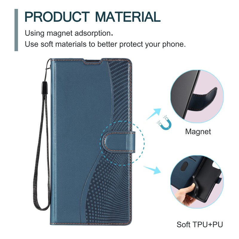 Leather Phone Case Manufacturer - Custom Business Card Holder for Redmi Xiaomi