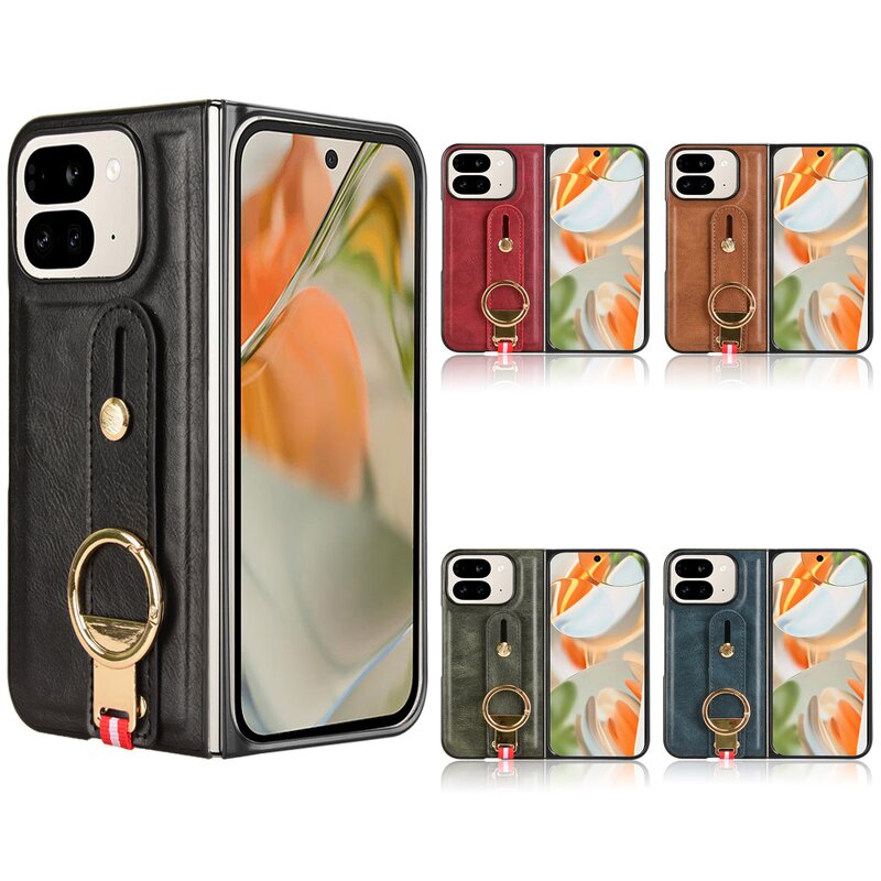 Ring Stand Phone Case Manufacturer - PU+PC Shockproof Wallet for Pixel Pro Fold
