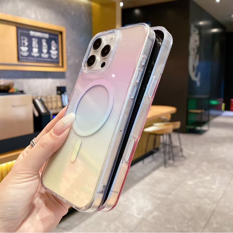 IMD Phone Case Manufacturer - Gradient Colorful Invisible Magnetic for iPhone
