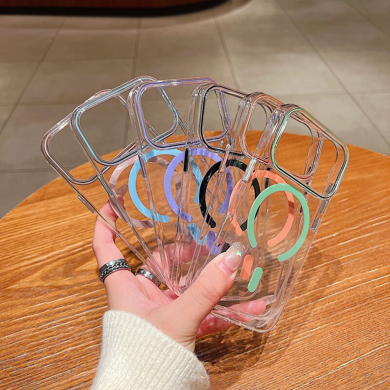 Clear Magnetic Case Supplier - PC Hard Anti Scratch Wireless Charge