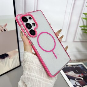 Bling Magnetic Case Supplier - Glitter Wireless Charging for Samsung S25 Ultra