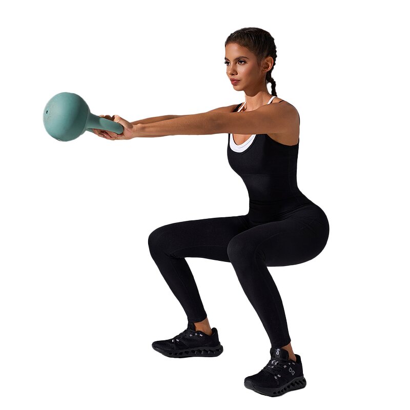 Fitness Bodysuit Manufacturer - Sling U Neck Beautiful Back Hip Lifting