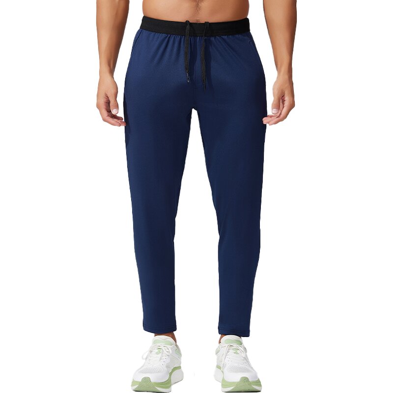Drawstring Sweatpants Manufacturer - Quick Dry Side Back Pocket Solid Color Fitness