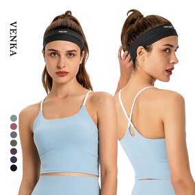 Sweatband Supplier - High Elasticity Breathable Nylon Solid Color Sports