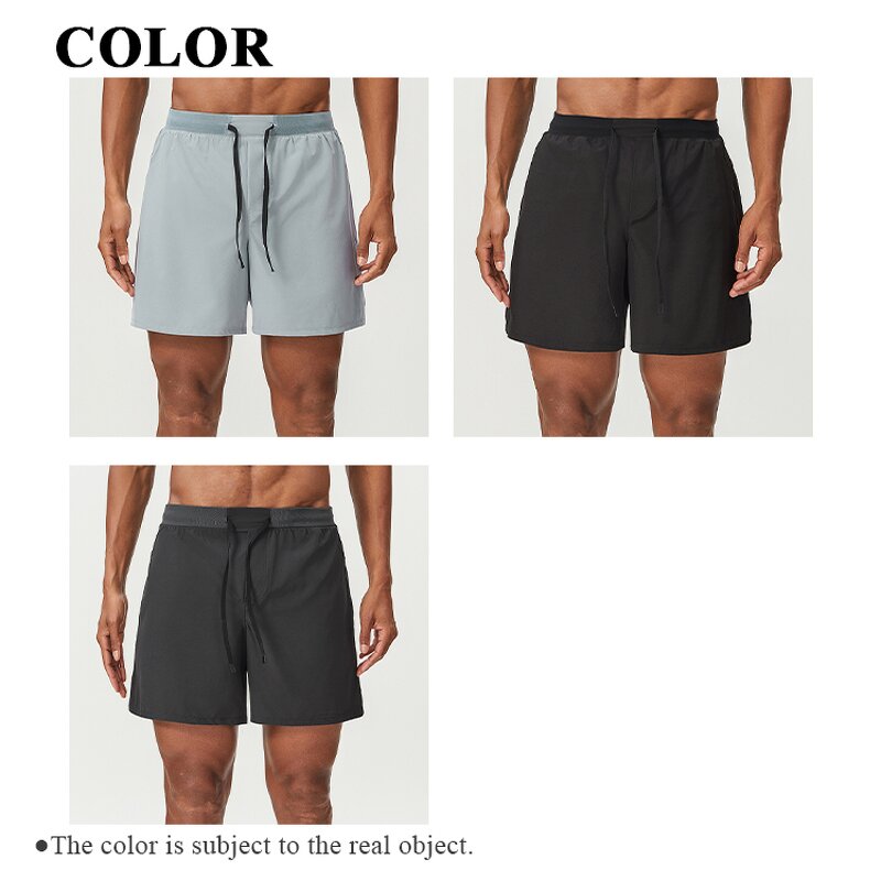 Men's Sweatpants Supplier - Quick Dry Drawstring Elastic 2 in 1 Bike Shorts