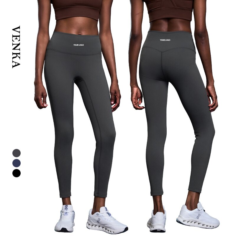 Thermal Leggings Factory - Autumn Winter High Waist Fleece Lined Hip Lift Custom