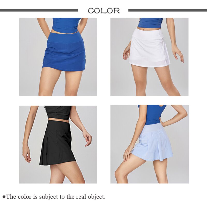 Yoga Skirt Supplier - Anti Peeping Pocket Casual Slim Short Skirt
